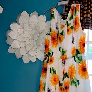 Sunflower summer dress